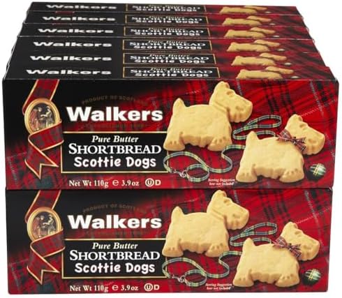 Walkers Scottie Dog Shortbread - 3.9 oz - 12 pk