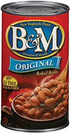 B&M Baked Beans, Original Flavor, 28 Ounce (Pack of 12)