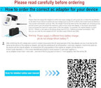 GuanTing Universal AC Adapter 6V 2A Power Supply with 8 DC Plug Tips AC110V to DC6V Power Driver for Digital Blood Pressure Monitor 6v Charger Transformer AC DC Adapter (DC6V-2A)