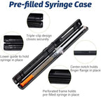 sijidou Insulin Cooler Travel Case, Equipped with 2 Pre-filled Syringe Case & 1 TSA Approved Reusable Ice Pack for Keep Insulin Pen & Diabetic Supplies Cool While Traveling