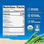 Nutricost Organic Pea Protein Isolate Powder (5LBS) - Unflavored, Certified USDA Organic, Protein from Plants, Vegetarian Friendly, Gluten Free, Non-GMO