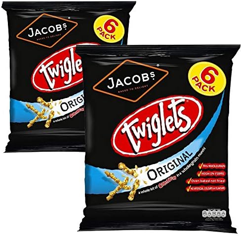 Jacob's Twiglets Original 24g x 6 per pack - Pack of 2