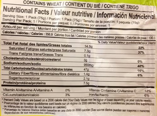 Wai Wai Instant Noodles, Veg Marsala Flavored, 2.6-Ounce 75g Packages (Pack of 30)
