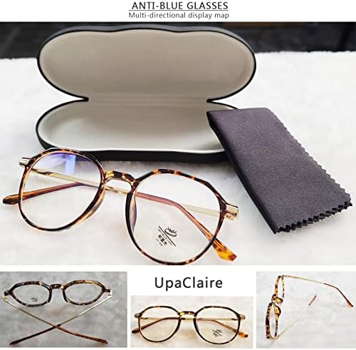 Blue Light Blocking Glasses Women/Men, Computer Gaming Glasses, Reduce Eyes Fatigue