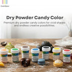 Chefmaster Black Dry Powder Candy Color | Vibrant Shades | Chocolate, Macarons, Fondant | Decorating | Professional-Grade Dye | Easy-to-Use | Manufactured in USA | 3 grams