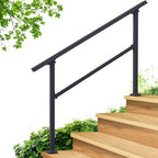 CR Fence & Rail Handrails for Outdoor Steps & Indoor Stair Railing Kit, 3-4 Steps Safety Hand Rail for Porch & Deck