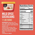 Gochujang – Korean Red Chili Paste [ Mild | 1.1 lb (500g) ] – Gluten-Free/ 0 Fat/ 0 Cholesterol / (40 Calories/Serving) | Spicy & Sweet Savory Fermented Sauce | Great for Bibimbap, Marinades, Stews & BBQ - O’food