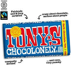 Tony's Chocolonely 70% Dark Chocolate Bar, 6.35 Ounce, 15 Pack
