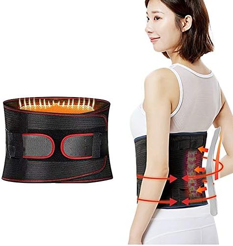 Magnet Therapy Lumbar Brace Self-Heating, for Men Women Lower Back Relief Pain & Prevent Injury,Breathable (Size : XL)
