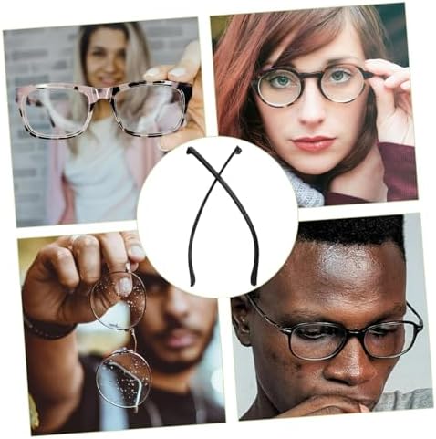 Universal Glasses Replacement Temple Arms Eyeglass Accessories End Tips 1 Pair Eyewear Arm Replacement for Men and Women