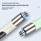 Nose Hair Trimmer, Portable Electric Nose Hair Trimmer for Men and Women, No Hair Hurt, No Pain, Stylish and Simple, USB Rechargeable, Eyebrow and Ear Hair Trimming (Green)