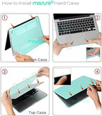 MOSISO Compatible with MacBook Pro 15 inch Case with Retina Display (Model: A1398, Older Version, 2015 - end 2012 Release), Plastic Peony Hard Shell Case & Keyboard Cover & Screen Protector, Black