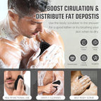 Silicone Loofah - Exfoliating Body Scrubber, Soft Dual-Sided Silicone loofa for Body Clean and Massage, Gentle Bath Brush Lathers Well for All Kinds of Skin