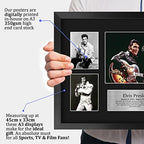 HWC Trading Elvis Presley Musician The King 16 x 12 inch (A3) Printed Gifts Signed Autograph Picture for Music Memorabilia Fans - 16" x 12" Framed