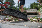 Fiskars All Purpose Yard Broom M, with PowerClean-bristles, Length: 1.6 m, Black/Orange, 1025921