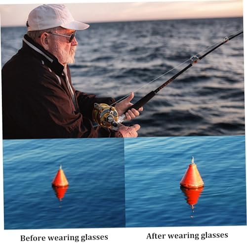 Magnifying Glasses Adjustable 4X Magnifying Eyewear Anti-Glare Wearable Magnifier Glasses for Presbyopia Seniors Watching TV for Low Vision Reading, Fishing, Tv, Rea
