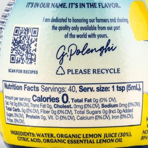 Italian Volcano Organic Lemon (Juice) Burst, 6.7-Ounce Containers (Pack of 6)