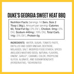 Duke’s Georgia Sweet Heat Southern Sauce - Molasses & Spicy Pepper Blend, 17.5 Ounce (Pack of 1)