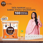Tata Salt, 1 kg - (1000 grams pack) - 35.27 oz - India - Vacuum evaporated iodised salt - Vegetarian