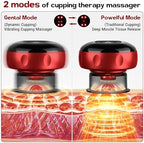 7-in-1 Smart Cupping Therapy Massager. Red Light Cupping Therapy Set with 2 Modes for Targeted Pain Relief, Muscle Soreness,Tighter Skin,Cupping Kit with 12 Levels Suction and Heat,1 Pack cupping set