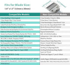 10 Professional Hair Clipper Guards Cutting Guides Compatible with Most Wahl Clippers with Organizer, Color Coded Clipper Combs Replacement - 1/16" to 1"