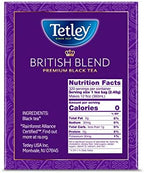 Tetley British Blend Premium Black Tea, 320 Teabags, Rainforest Alliance Certified