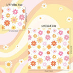 60 PCS Daisy Paper Napkins Groovy Daisy Boho Dinner Napkins Disposable Flower Decorative Party Napkin for Baby Shower Birthday Wedding Seasonal Holiday Party Supplies
