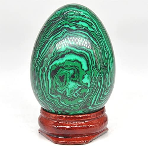Health & Household 35x50mm Malachite Egg Shaped Stone Healing Natural Crystal Massage Minerale Gemstone Spiritual Decoration Collection
