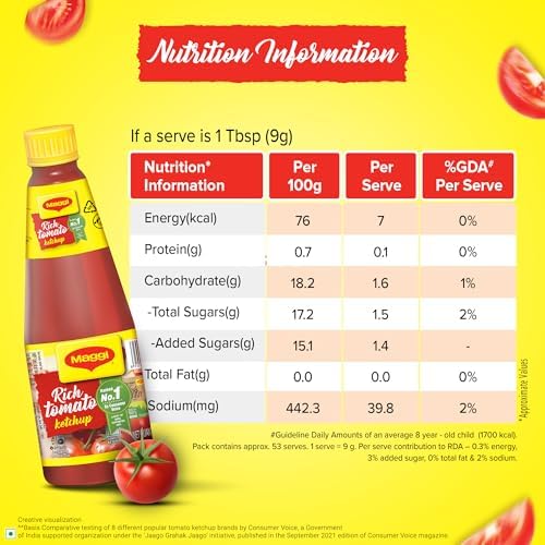 Maggi, Rich Tomato Ketchup, 1 Kilogram(kg)