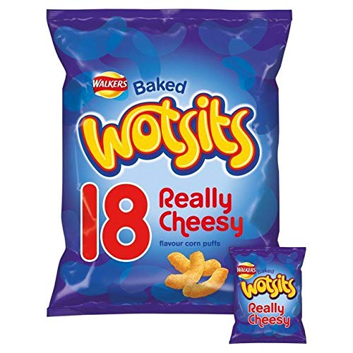 Walkers Wotsits Really Cheesy Snacks 16.5g x - 20 per pack