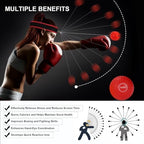 Upgraded Boxing Reflex Ball, Boxing Training Ball with Headband Perfect for Reaction, Punching Speed, Fight Skill, Fitness, Newst Boxing Equipment