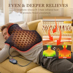 Neck and Shoulder Heating Pad: 2X Graphene Extra Hot Max 160℉ for Faster Deeper Pain Relief - 4H Auto Shut Off for Home Office Use - Machine Washable - Gifts for Dad Grandpa Husband