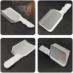 Barber Comb for Fading and Blending Tapered Haircutting Comb for Men Curved Styling Tool for Salon and Home Use 7.8 Inch Flat Top Hair Cutter