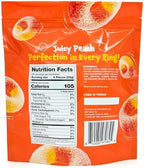 Peach Rings - 2 Pound Bag - Peach Gummies Candy - Sweet and Sour Candy for Office, Snacking, Dessert Decorating, and Goodie Bags - Classic Gummy Rings