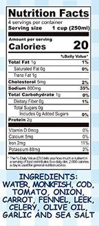 Aneto 100% Natural Fish Broth (6 Pack)