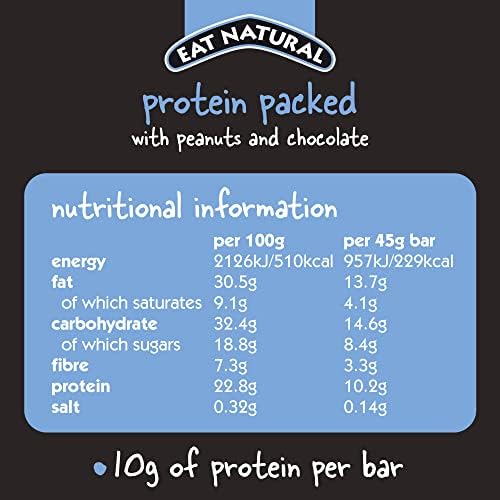 Eat Natural Protein Packed 20 Pack each 45g …