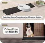 Threshold Ramp for Doorways 2" Rise- Odorless Indoor Entry Ramp- Non-Slip& Cuttable Handicap Ramp for Wheelchairs, Robot Vacuum Cleaners, Scooters, Strollers- Black- 2″Rise (31.5″×8.7″)