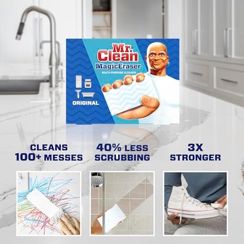 Mr. Clean Original Magic Eraser Cleaning Pads with Durafoam, 19 Count