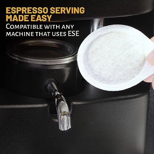 Espresso Italia ESE Cialde Pods - 50 INTENSO AROMATICO Compostable Pods Italian Coffee. Dark roast