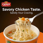 Gefen Gluten Free Instant Rice Noodle Soup Cup 2.3oz (12 Pack) | No MSG, Imitation Chicken Soup Flavor, Made with Rice Noodles, Dairy Free, Meat Free, Kosher, Just Add Hot Water & Serve