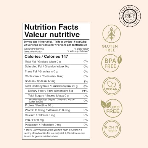 Pride Of India - Indian Split Masur Red Lentils - Protein & Fiber Rich Masoor Dal, 3.0 Pound Jar