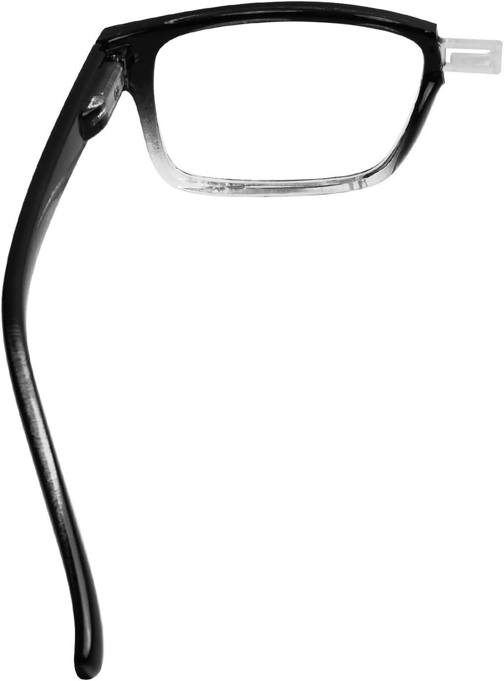 (Must Buy Both Eye) Black Clear-Left Eye Reading Glasses with Different Strength for Each Eye