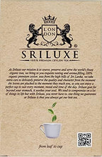 SRILUXE - Special Green Tea Loose Leaves | Sri Lankan Luxury Tea | Exquisite Taste & Aroma | Freshly Harvested 100% Natural | High in Antioxidants (250g)