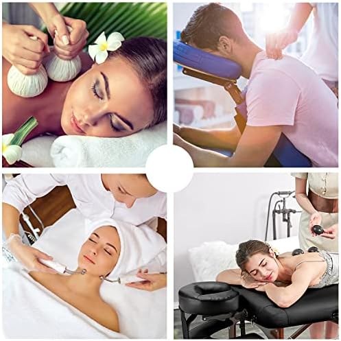 Noverlife Face Cradle for Massage Table, Adjustable Massage Headrest Platform Aluminum Face Holder, Durable Massage Bed Face Cradle Replacement for Beauty Spa Therapy Tattoo