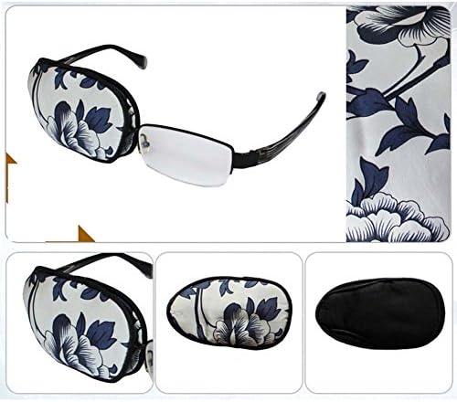 Fancy Pumpkin High-Grade Silk Eye Patch for Lazy Eye Amblyopia Treatment Eye Mask for Adults, H