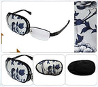 Fancy Pumpkin High-Grade Silk Eye Patch for Lazy Eye Amblyopia Treatment Eye Mask for Adults, H