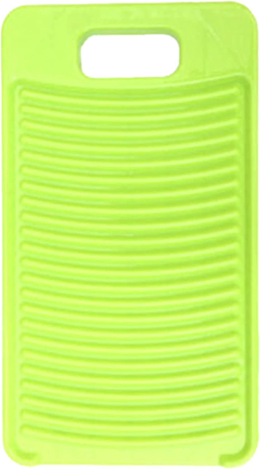 MAOYE Plastic Mini Washboard Washing Board for Kids Shirts Clean Laundry Lime Washboard for Laundry(Green)