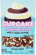 Koko's Cupcake Popping Candy with Candy Coating, 0.53 Ounces - 20 Count Display Box