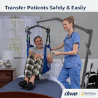 Drive Medical 13023SV Handicap Hydraulic Lift, Silver Vein 5 Inch (Pack of 1)