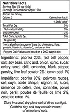 The Gourmet Collection Seasoning Blend, Paprika Lemon & Lime Spice, Cooking Seasoning for Chicken, Fish, Eggs, Mexican & Spanish Dishes. 156 Servings.